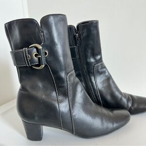 ECCO Women's Black Heel Boots